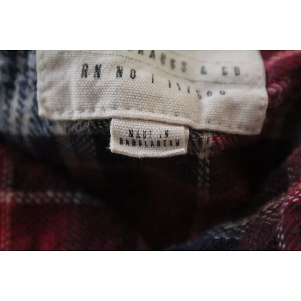 Vintage Levi's Men's Pearl Snap Flannel Shirt Size M - Picture 5 of 5